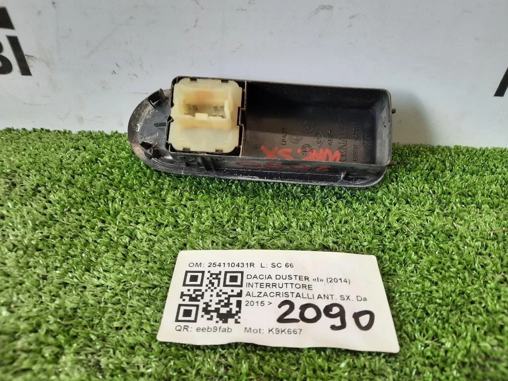 Interruttore Alzacristalli ANT SX 254110431R Dacia Duster I 2014