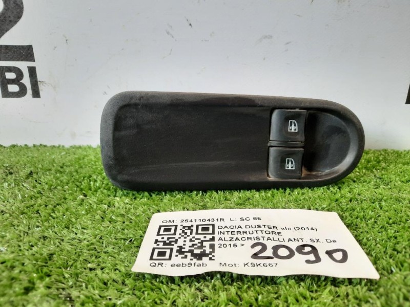 Interruttore Alzacristalli ANT SX 254110431R Dacia Duster I 2014
