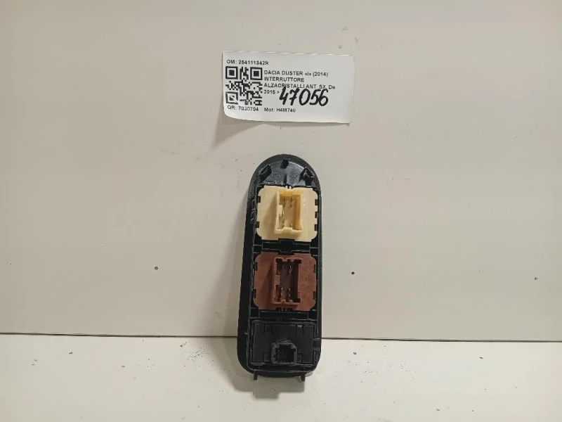 Interruttore Alzacristalli ANT SX 254111342R Dacia Duster I 2014