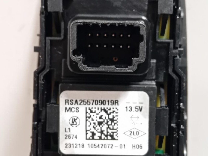 Interruttore Alzacristalli ANT SX 255709019R Dacia Duster II 2021