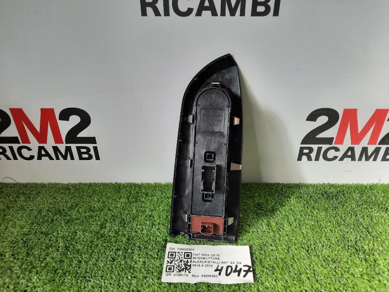 Interruttore Alzacristalli ANT SX 735633150 Fiat 500X 2015