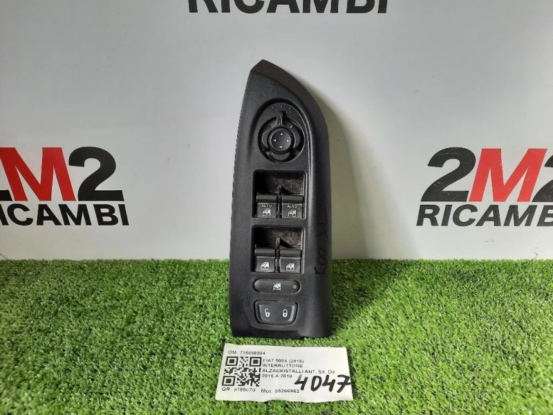 Interruttore Alzacristalli ANT SX 735633150 Fiat 500X 2015