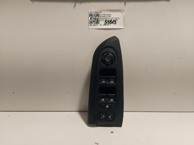 Interruttore Alzacristalli ANT SX 07356331480 Fiat 500X 2015