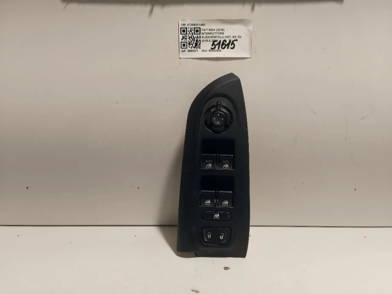 Interruttore Alzacristalli ANT SX 07356331480 Fiat 500X 2015