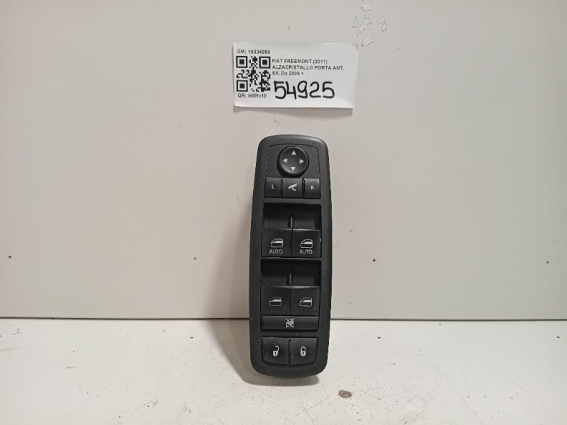Interruttore Alzacristalli ANT SX 10034858 Fiat Freemont 2011