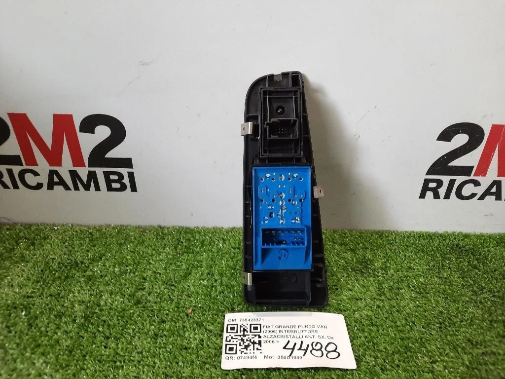 Interruttore Alzacristalli ANT SX 735423371 EVO Fiat Grande Punto VAN 2006