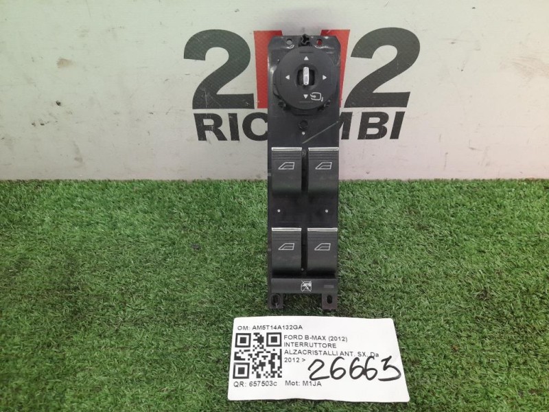 Interruttore Alzacristalli ANT SX AM5T14A132GA Ford B-max 2012