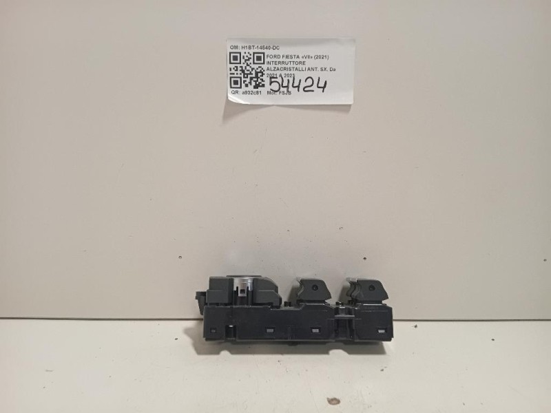 Interruttore Alzacristalli ANT SX H1BT-14540-DC Ford Fiesta VII 2021