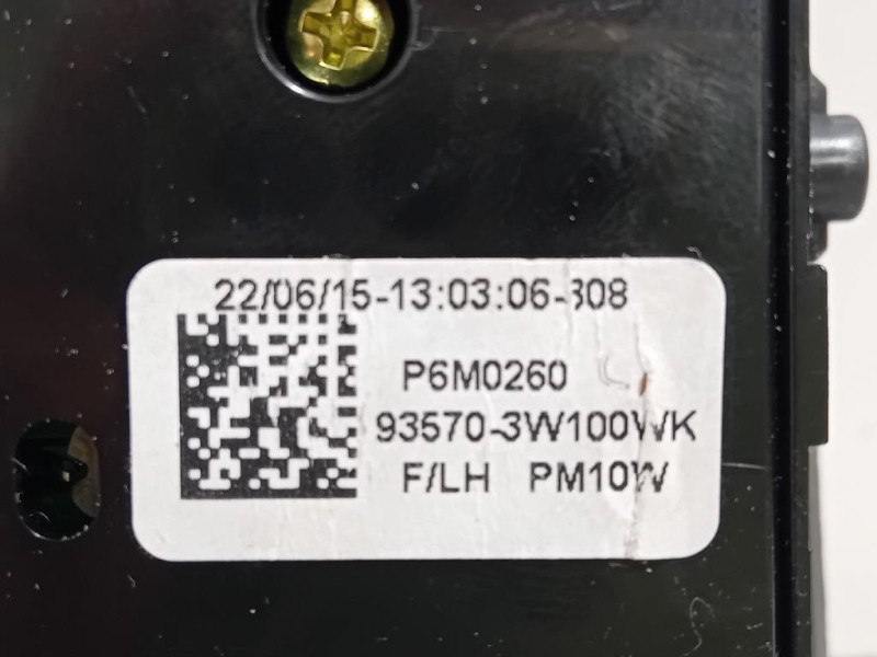 Interruttore Alzacristalli ANT SX 93570-3W100 Kia Sportage III 2010