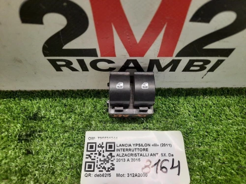 Interruttore Alzacristalli ANT SX 735531344 Lancia Ypsilon III 2011