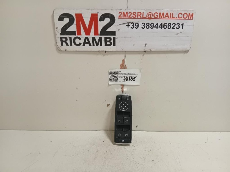 Interruttore Alzacristalli ANT SX A1669054300 Mercedes Classe GLE W166 2015