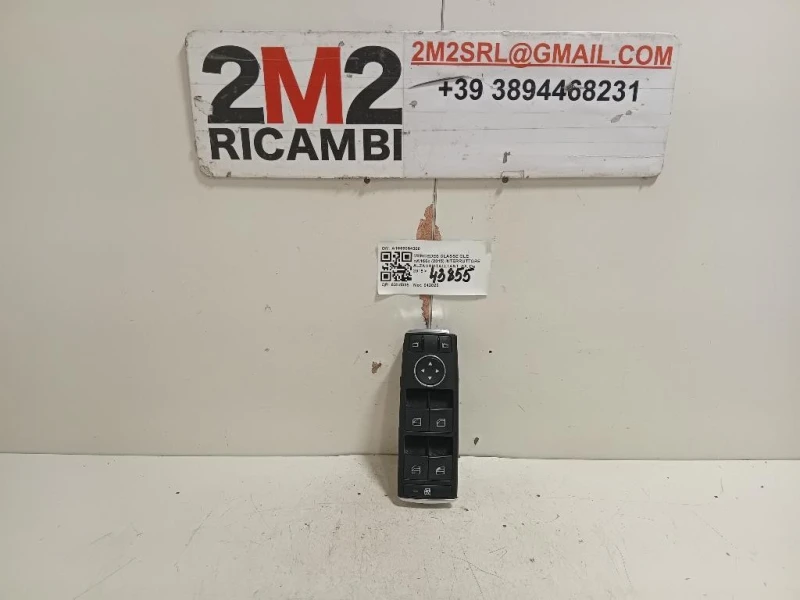 Interruttore Alzacristalli ANT SX A1669054300 Mercedes Classe GLE W166 2015