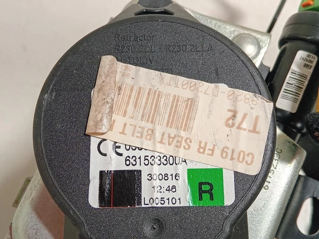 Cintura DI Sicurezza Sedile ANT DX 631533300630401200 Hyundai Tucson II 2015