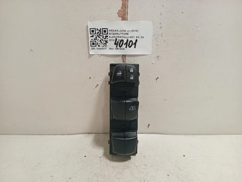 Interruttore Alzacristalli ANT SX Nissan JUKE I 2010