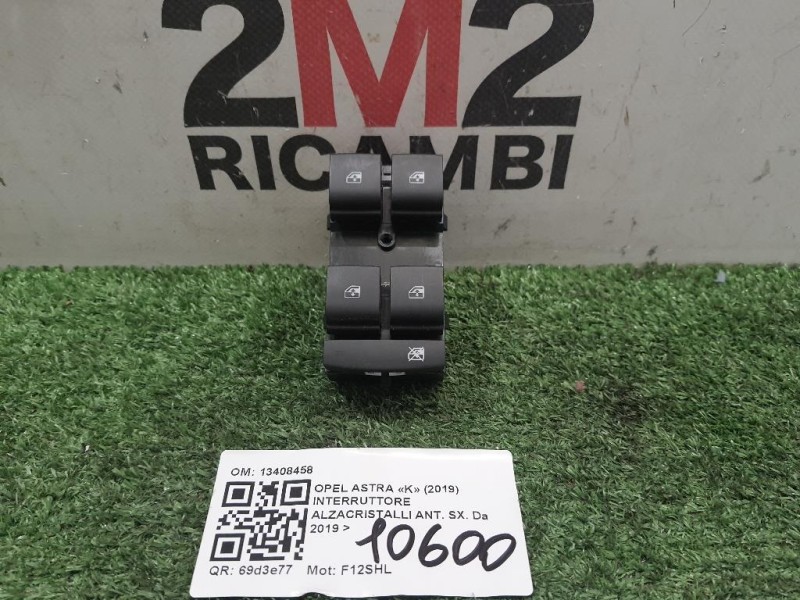 Interruttore Alzacristalli ANT SX 13408458 Opel Astra K 2019