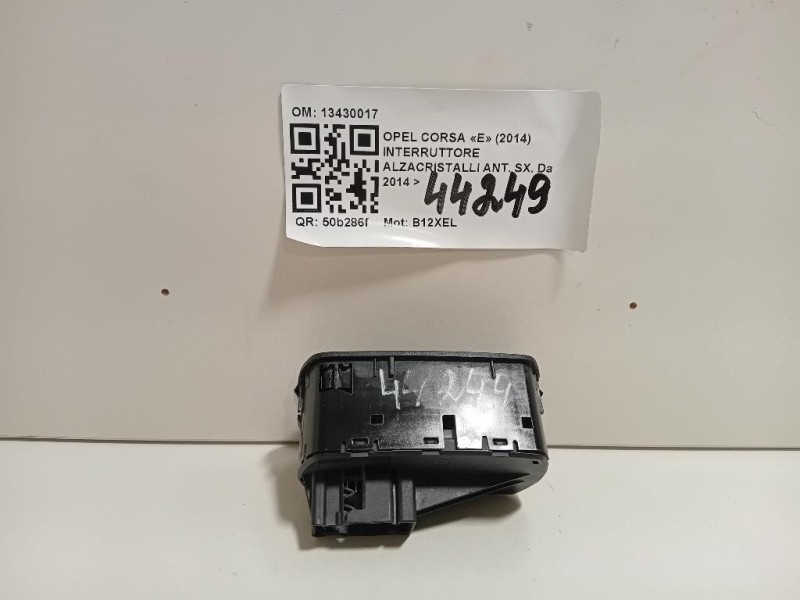 Interruttore Alzacristalli ANT SX 13430017 Opel Corsa E 2014