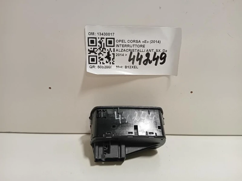 Interruttore Alzacristalli ANT SX 13430017 Opel Corsa E 2014