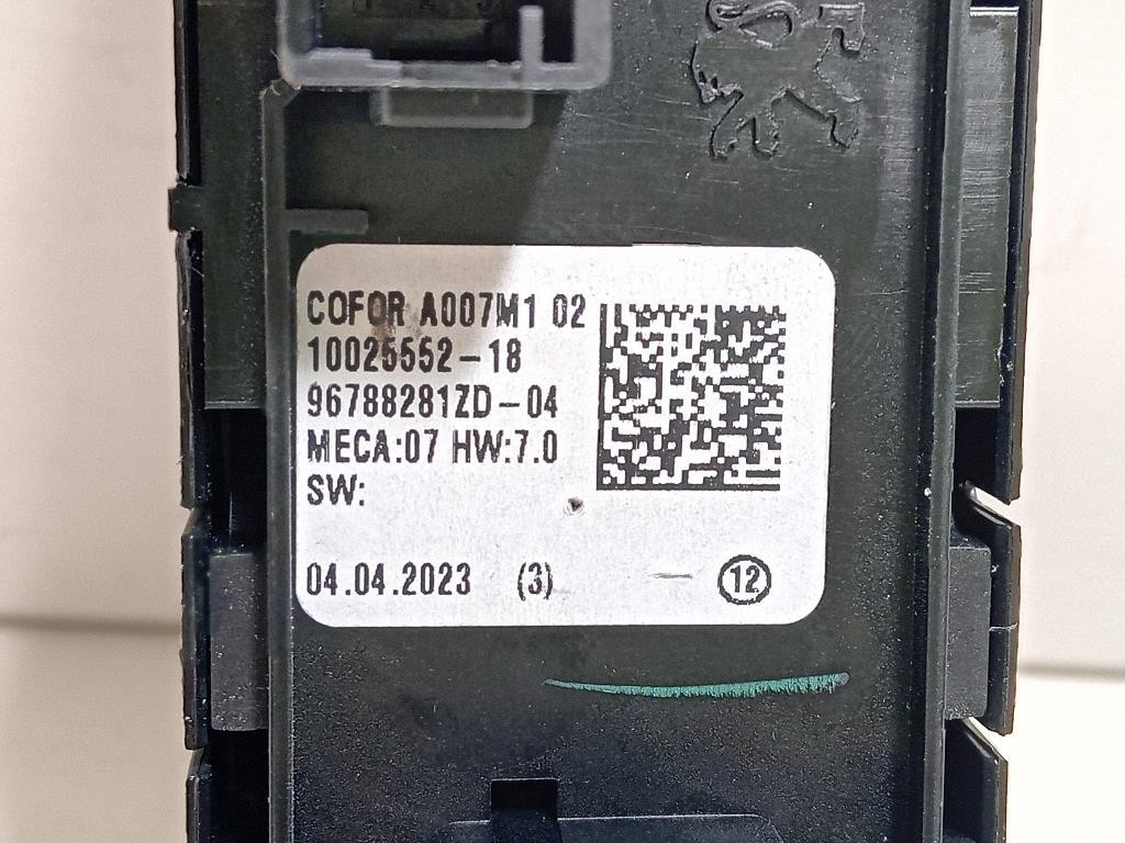 Interruttore Alzacristalli ANT SX 10025552-18 Opel Corsa F 2019