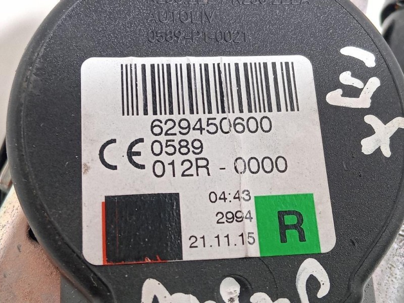 Cintura DI Sicurezza Sedile ANT DX 629450600 Jaguar XE 2015