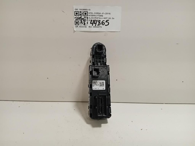 Interruttore Alzacristalli ANT SX 10025552-18 Opel Corsa F 2019