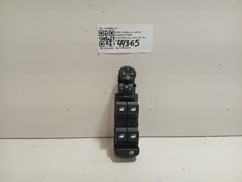 Interruttore Alzacristalli ANT SX 10025552-18 Opel Corsa F 2019