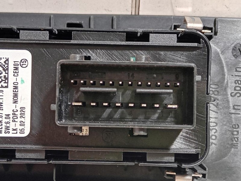 Interruttore Alzacristalli ANT SX 96788264ZD Opel Corsa F 2019