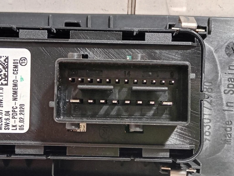 Interruttore Alzacristalli ANT SX 96788264ZD Opel Corsa F 2019