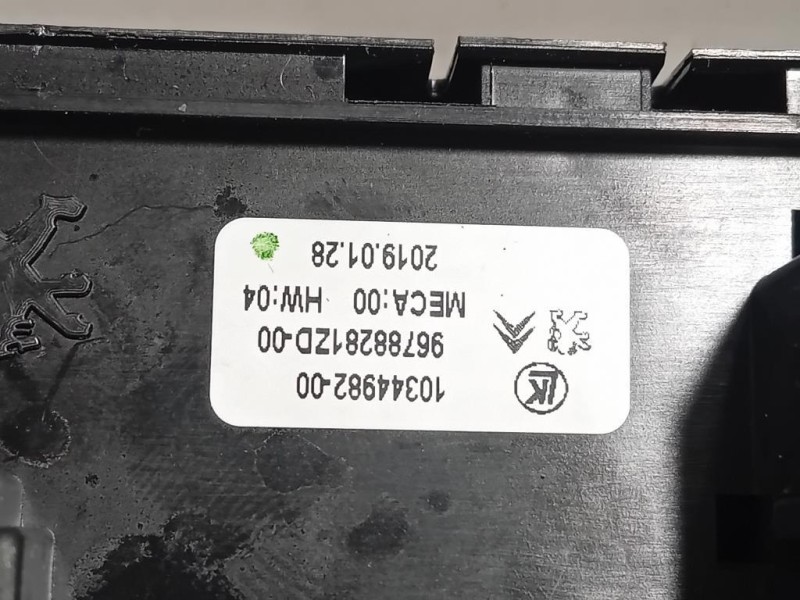 Interruttore Alzacristalli ANT SX 96788281Z Opel Crossland X 2017