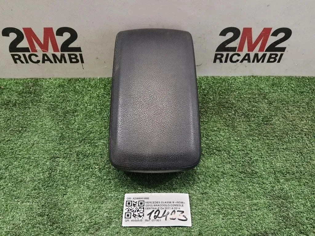 Bracciolo Console Centrale A2466803550 Mercedes Classe B W246 2012