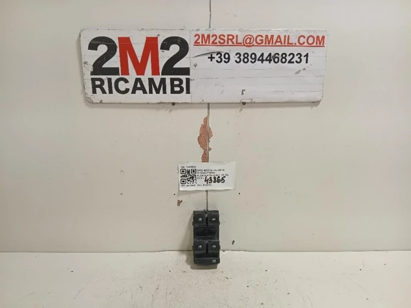 Interruttore Alzacristalli ANT SX 13305003 Opel Meriva B 2014