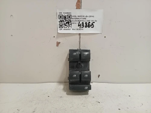Interruttore Alzacristalli ANT SX 13305003 Opel Meriva B 2014