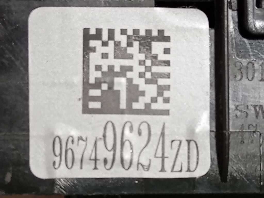 Interruttore Alzacristalli ANT SX 96749624 Peugeot 2008 I 2016