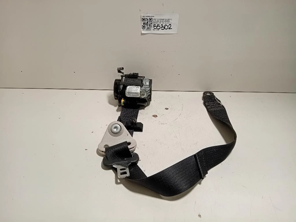 Cintura DI Sicurezza Sedile ANT DX 605884104H Jeep Compass II 2011
