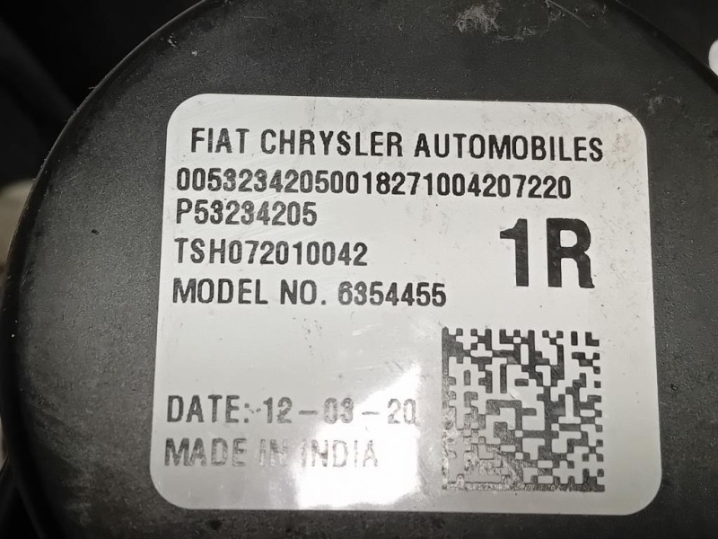 Cintura DI Sicurezza Sedile ANT DX 615134100D Jeep Compass III 2017