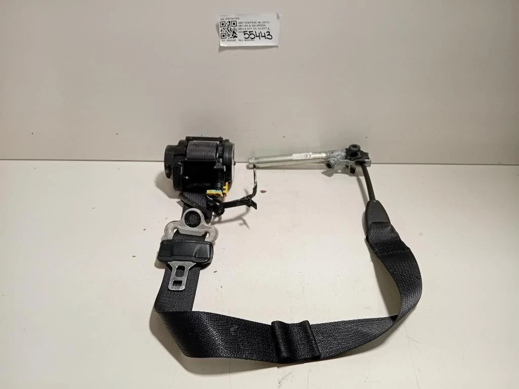 Cintura DI Sicurezza Sedile ANT DX 615134100D Jeep Compass III 2017