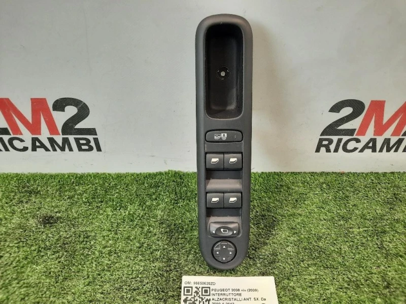 Interruttore Alzacristalli ANT SX 96650620ZD Peugeot 3008 I 2009