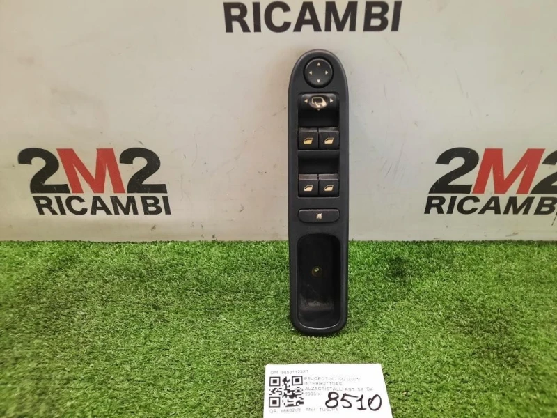 Interruttore Alzacristalli ANT SX 96531123XT Peugeot 307 CC 2001