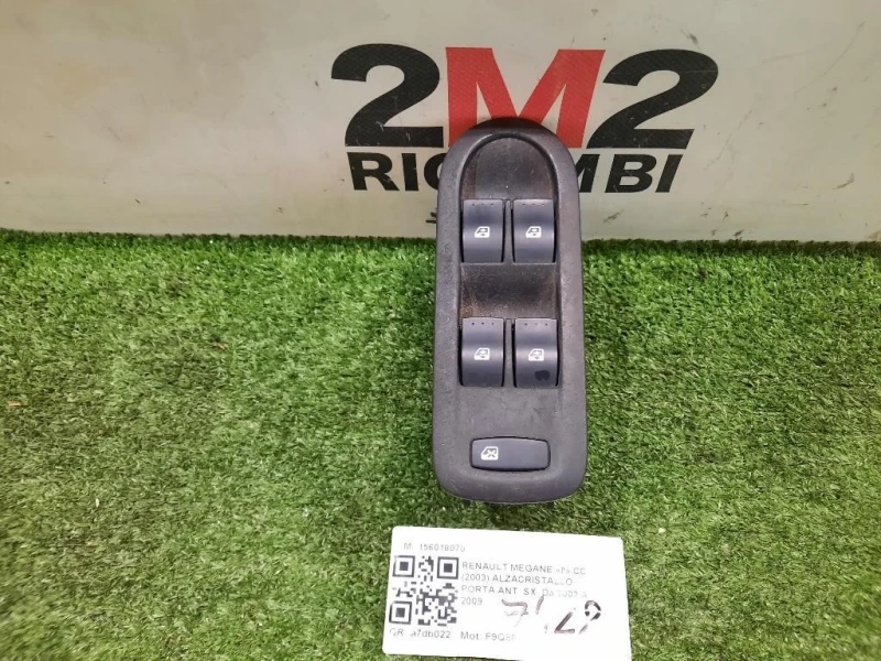 Interruttore Alzacristalli ANT SX 156018070 Renault Megane II CC 2003