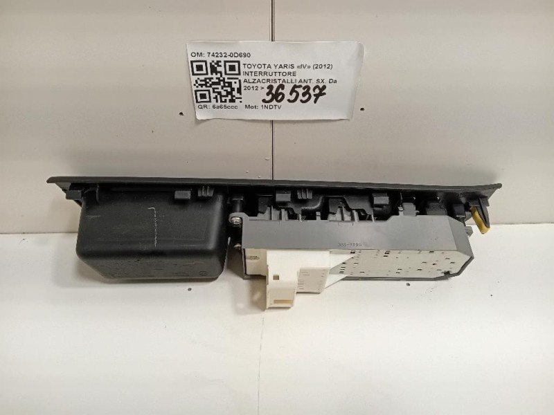 Interruttore Alzacristalli ANT SX 74232-0D690 Toyota Yaris IV 2012
