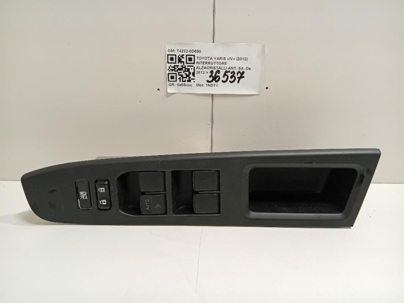 Interruttore Alzacristalli ANT SX 74232-0D690 Toyota Yaris IV 2012