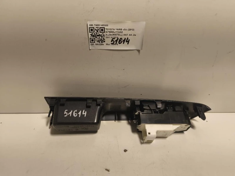 Interruttore Alzacristalli ANT SX 74231-0D300 Toyota Yaris IV 2012