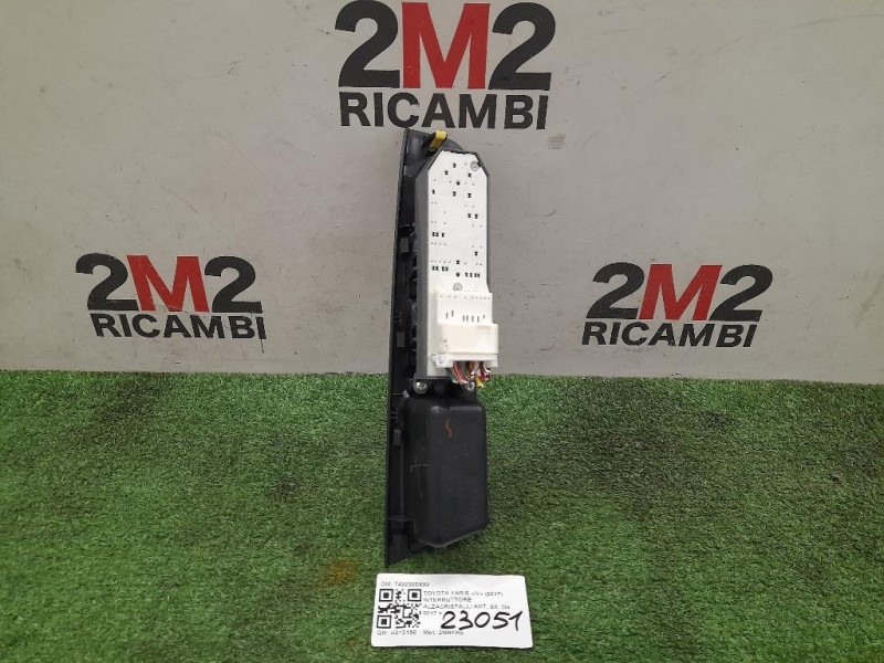 Interruttore Alzacristalli ANT SX 743230D690 Toyota Yaris IV 2017