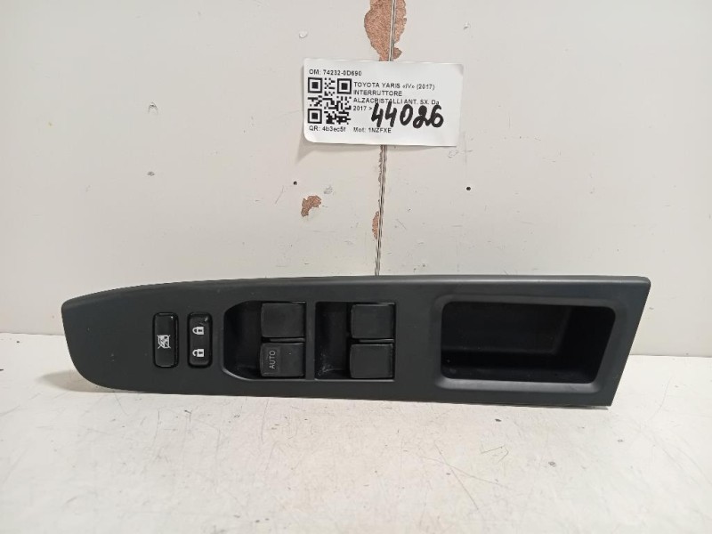 Interruttore Alzacristalli ANT SX 74232-0D690 Toyota Yaris IV 2017