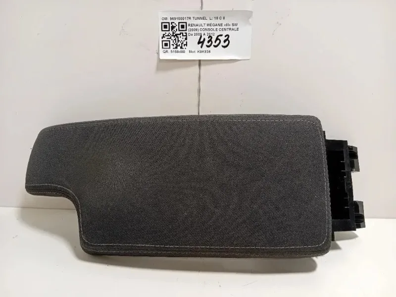 Bracciolo Console Centrale 969100017R BRACCIOLO Renault Mégane III SW 2009