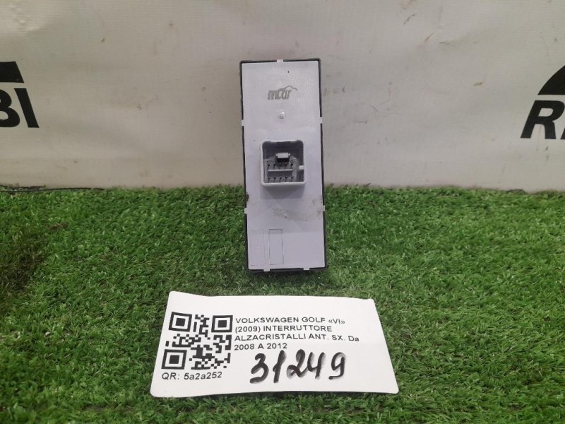 Interruttore Alzacristalli ANT SX 1K3959857BREH Volkswagen GOLF VI 2009
