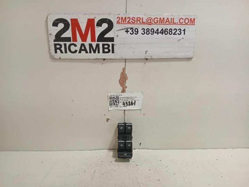 Interruttore Alzacristalli ANT SX 5G0959857E PULSANTIERA Volkswagen GOLF VII 2013