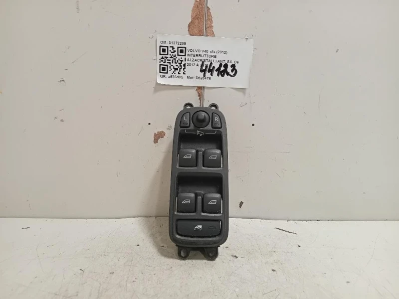 Interruttore Alzacristalli ANT SX 31272209 Volvo V40 II 2012