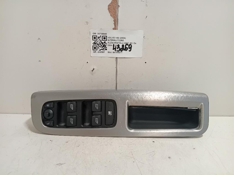 Interruttore Alzacristalli ANT SX 30739846 Volvo V50 2004