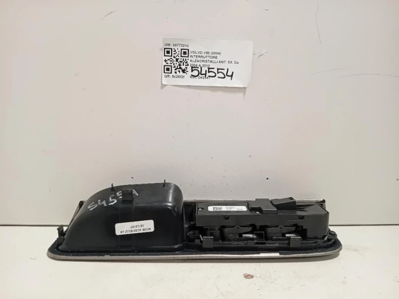 Interruttore Alzacristalli ANT SX 30773210 Volvo V50 2004