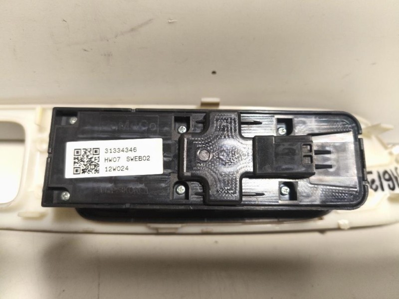 Interruttore Alzacristalli ANT SX 31334346 Volvo V60 I 2010